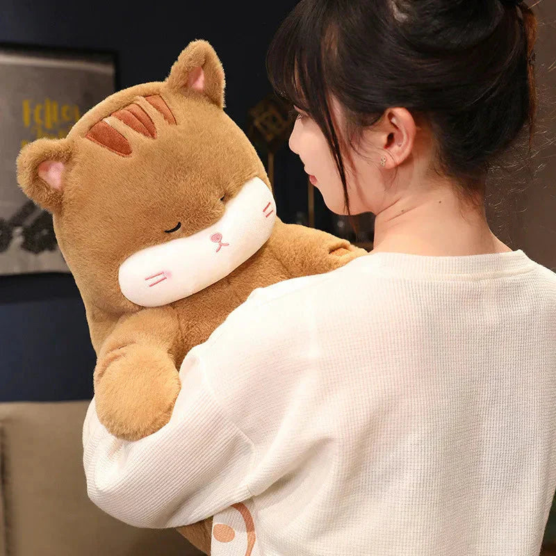 Adorable Cat Snuggle Plush Toy
