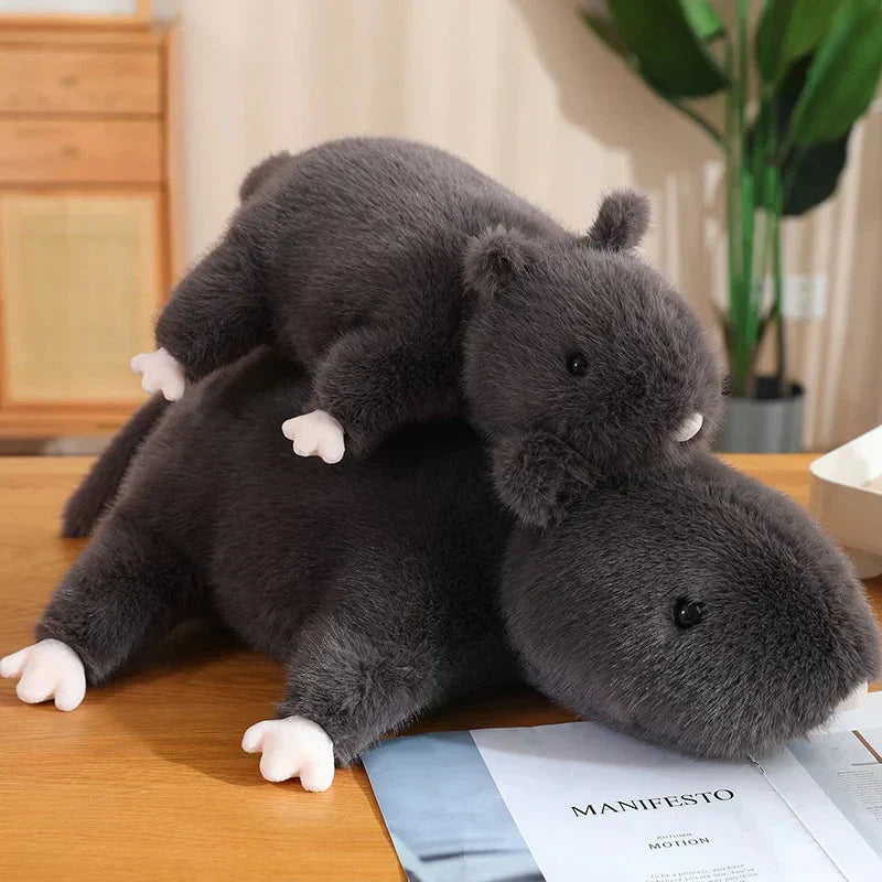 Cute Black Rat Soft Plush Toy