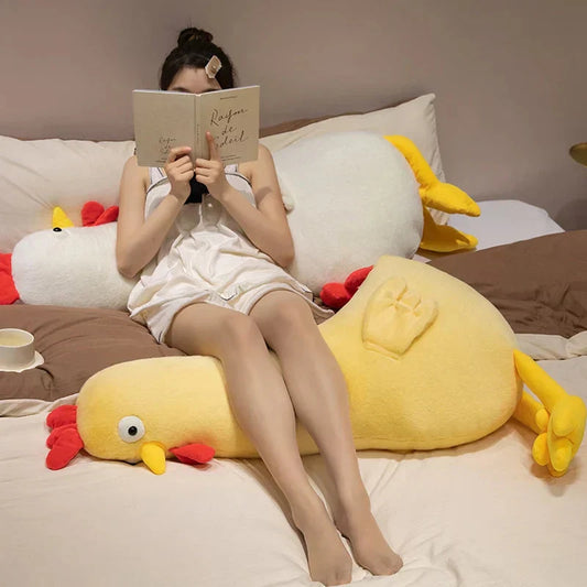 Big Soft Chicken Cuddle Toy - Luxicro