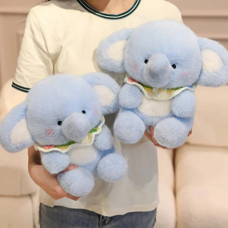 Cuddly Blue Elephant Soft Toy