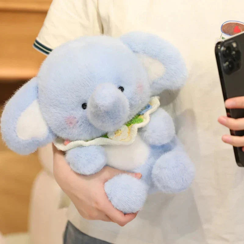 Cuddly Blue Elephant Soft Toy