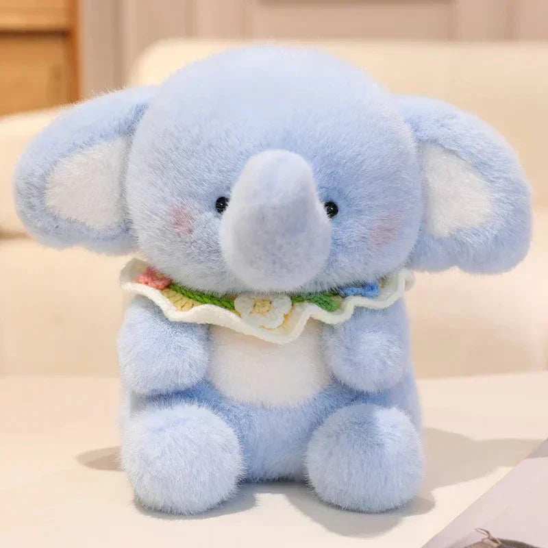 Cuddly Blue Elephant Soft Toy