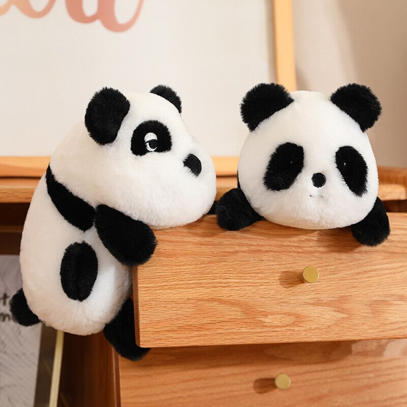 Cuddly Panda & Bamboo Friend Plush Toys