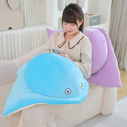 Vibrant Cuddly Manta Plush Toys