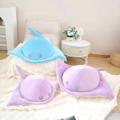 Vibrant Cuddly Manta Plush Toys