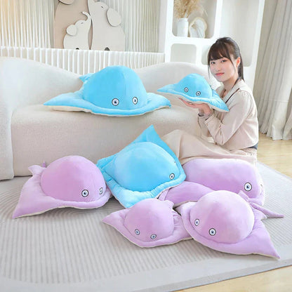 Vibrant Cuddly Manta Plush Toys