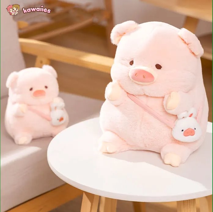 Adorable Pink Plush Pig Toy - Luxicro