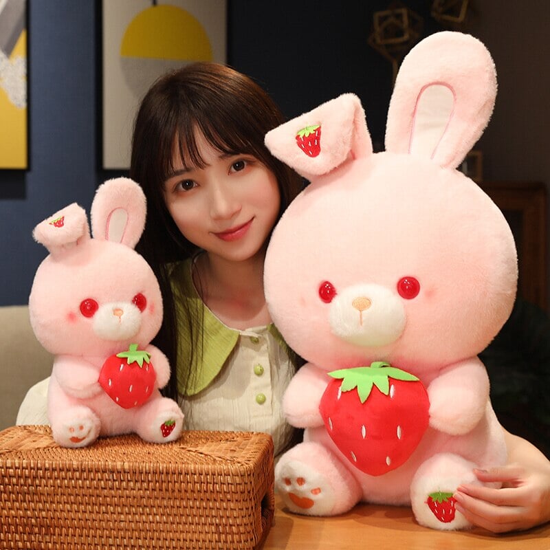 Cute Pink Bunny Soft Plush Toy
