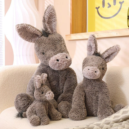 Snugly Cute Donkey Stuffed Animal