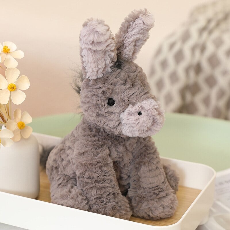Snugly Cute Donkey Stuffed Animal