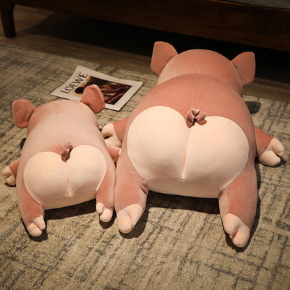 Big Pink Cute Pig Stuffed Animal