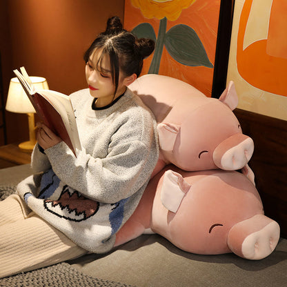 Big Pink Cute Pig Stuffed Animal