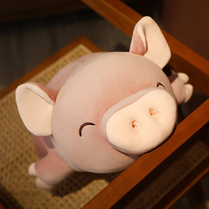 Big Pink Cute Pig Stuffed Animal