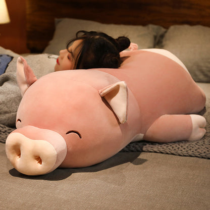 Big Pink Cute Pig Stuffed Animal