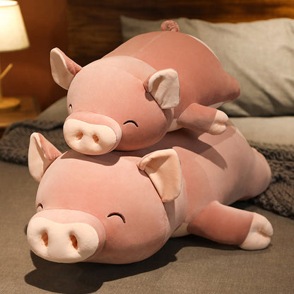 Big Pink Cute Pig Stuffed Animal