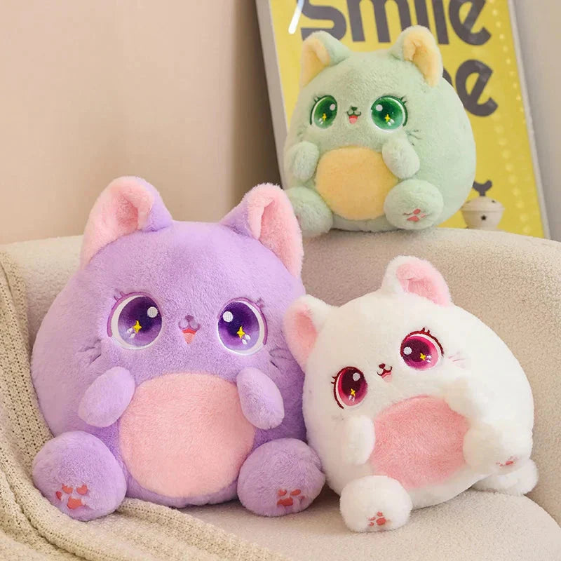 Colorful Soft Kitten Plush Toys - Luxicro