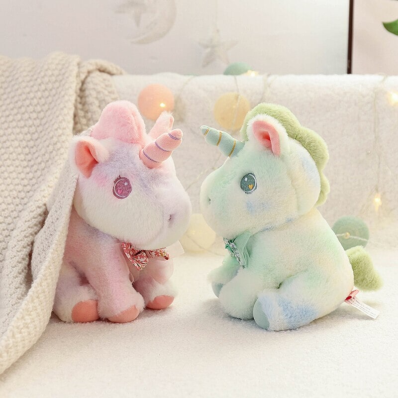 Bright Rainbow Plush Unicorn Toys