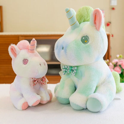 Bright Rainbow Plush Unicorn Toys