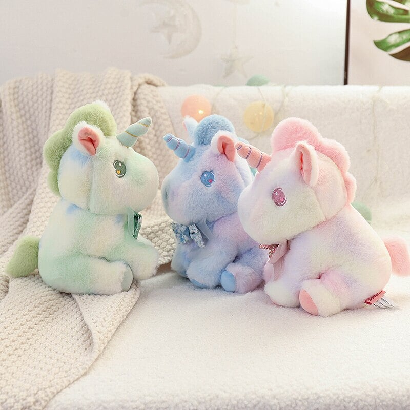 Bright Rainbow Plush Unicorn Toys