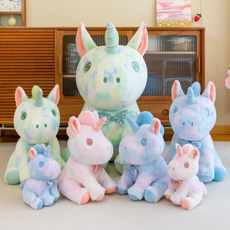 Bright Rainbow Plush Unicorn Toys
