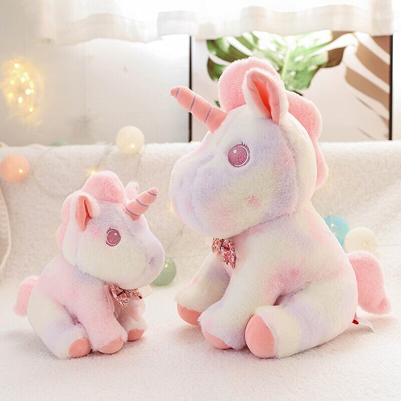 Bright Rainbow Plush Unicorn Toys