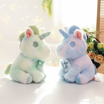 Bright Rainbow Plush Unicorn Toys