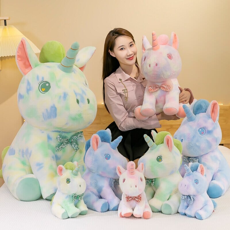Bright Rainbow Plush Unicorn Toys