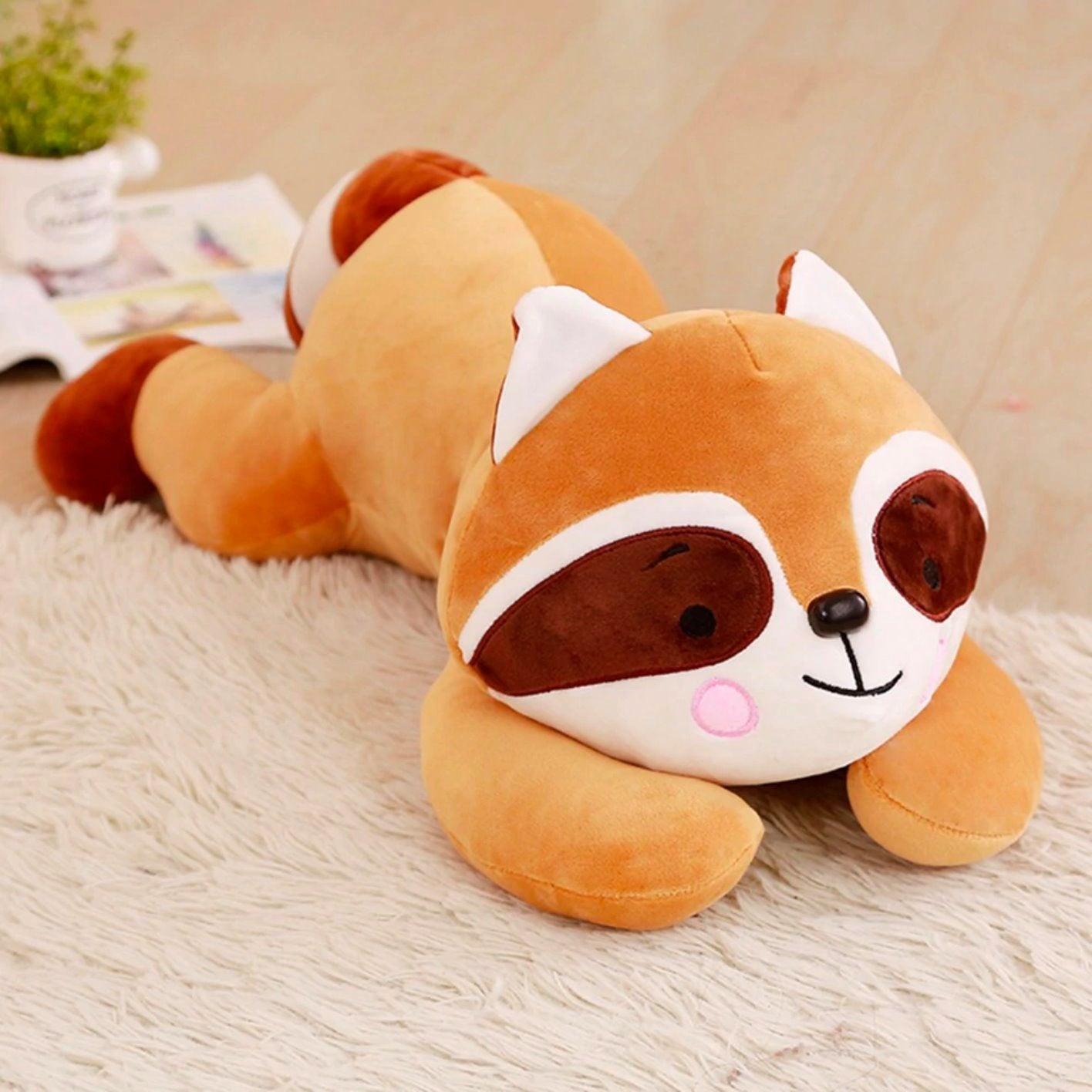 Cuddly Raccoon Plush Toy