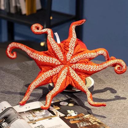 Vibrant Cute Octopus Plush Toy
