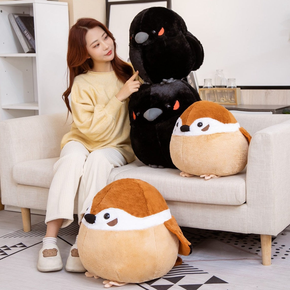 Adorable Feathered Friend Stuffed Animals - Luxicro