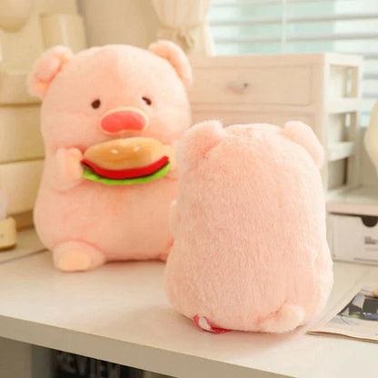Cuddly Soft Round Pig Plush Toy