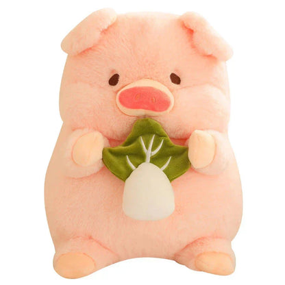 Cuddly Soft Round Pig Plush Toy
