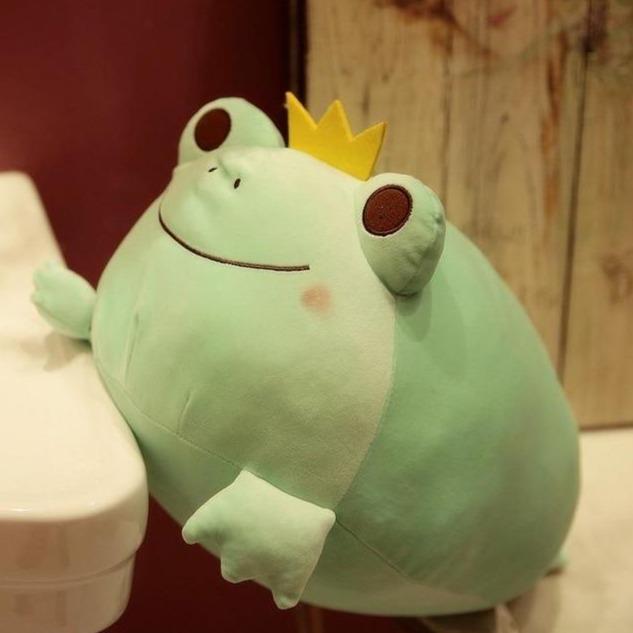 Colorful Frog Collectible Statue
