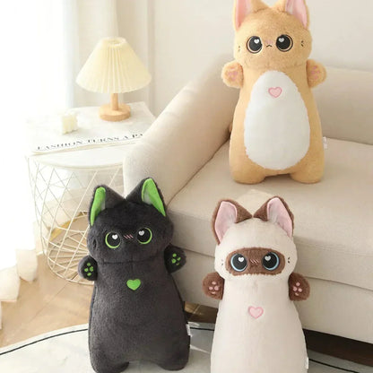 Funny Two Tone Kitten Soft Toy