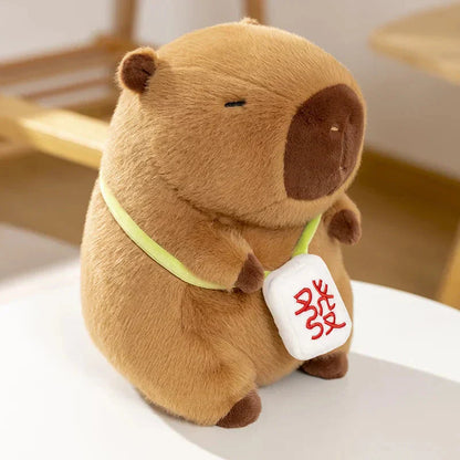 Cute Mahjong Plush Backpack Buddy
