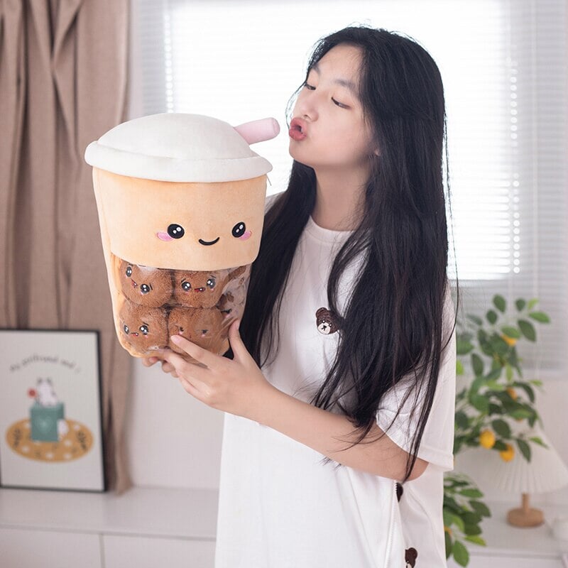 Adorable Bubble Tea Plush Toy