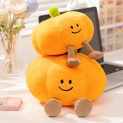 Friendly Ghost Pumpkin Soft Toy