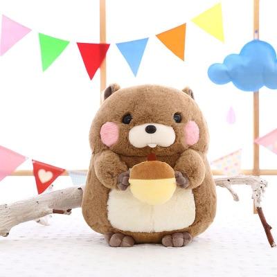 Adorable Plush Beaver Stuffed Toy - Luxicro