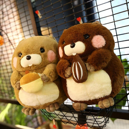 Adorable Plush Beaver Stuffed Toy