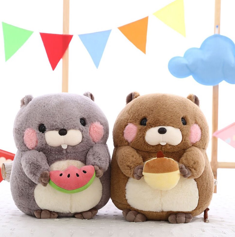 Adorable Plush Beaver Stuffed Toy