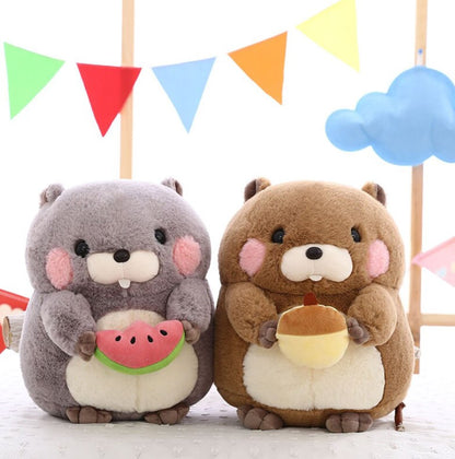 Adorable Plush Beaver Stuffed Toy