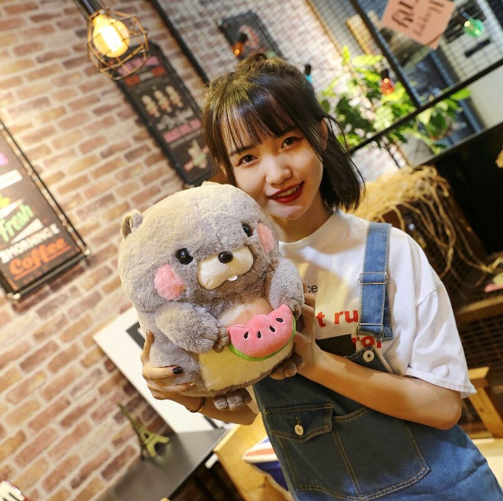 Adorable Plush Beaver Stuffed Toy