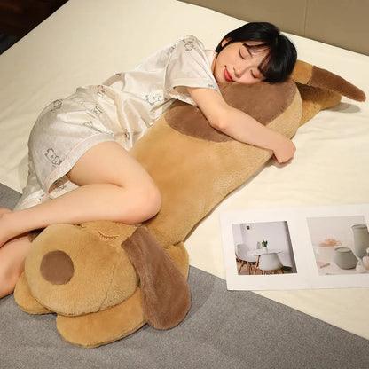 Cuddly Plush Puppy Hug Pillow - Luxicro
