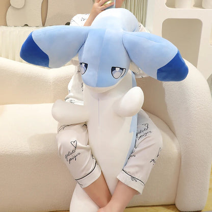 Adorable Light Blue Plush Dragon Toy