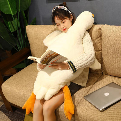 Soft White Swan Stuffed Animal
