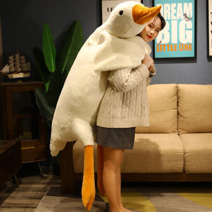 Soft White Swan Stuffed Animal - Luxicro