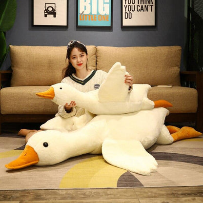 Soft White Swan Stuffed Animal