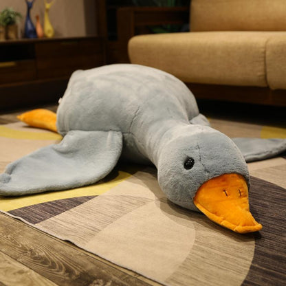 Cuddly White Swan Stuffed Animal