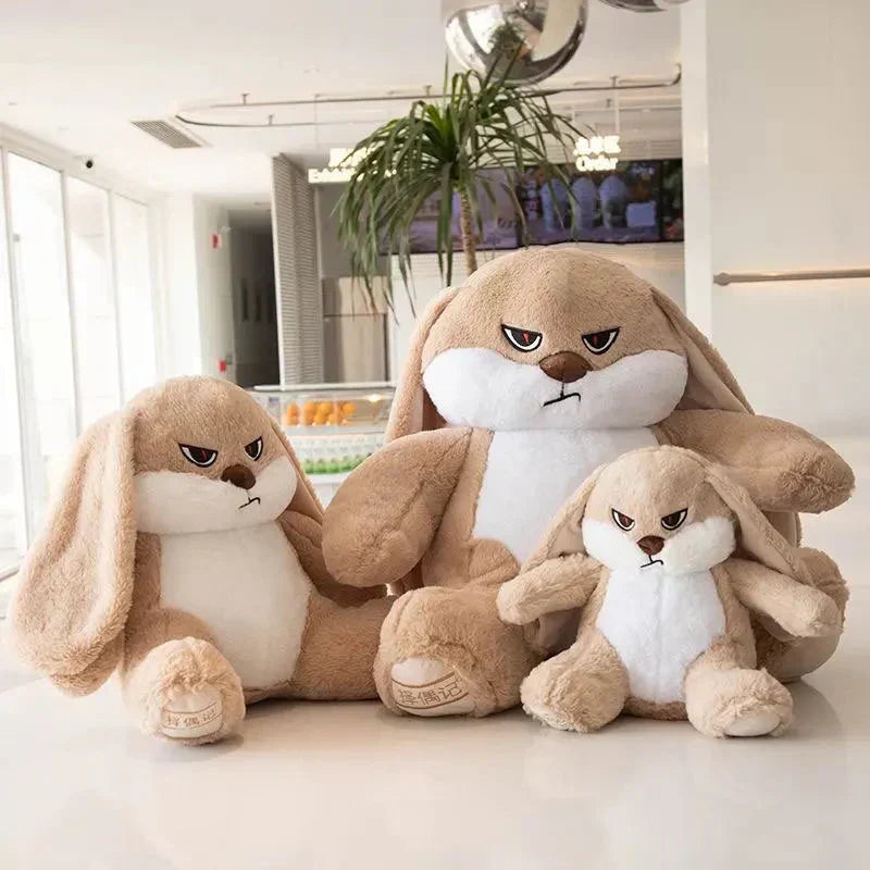 Adorable Fluffy Bunny Cuddle Toy