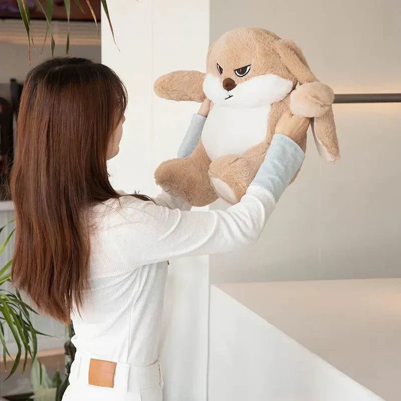 Adorable Fluffy Bunny Cuddle Toy